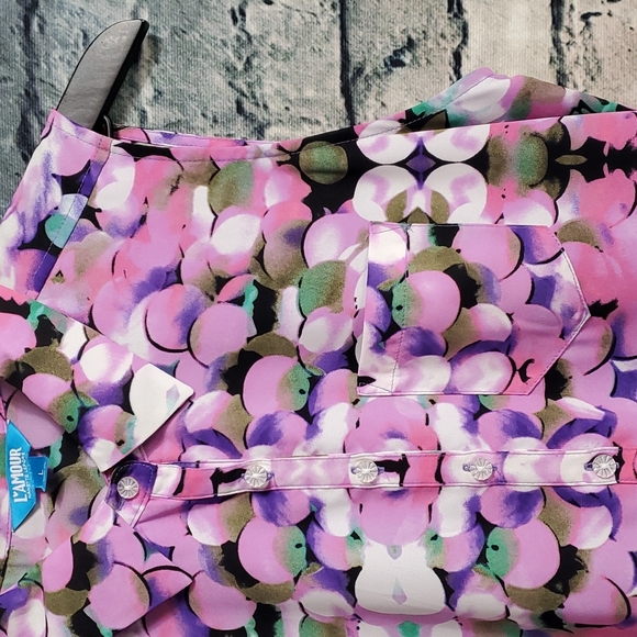 Nanette Lepore | L'Amour Gypsy Boho Prairiecore Watercolor Floral Dress - Picture 4 of 9